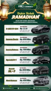 Harga Sewa Mobil Surabaya Bulan Ramadhan